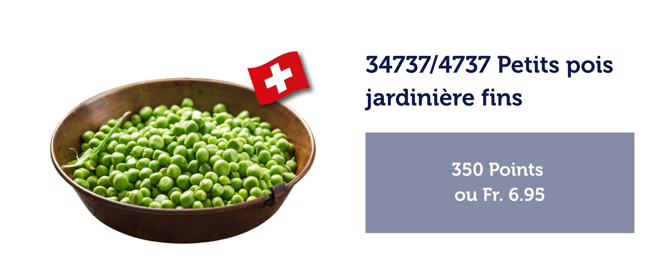 4737 Petits pois jardini&egrave;re fins